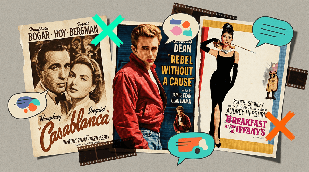Illustration for When Classic Movies Make Smoking Look Cool: Talking to Kids About Old Hollywood