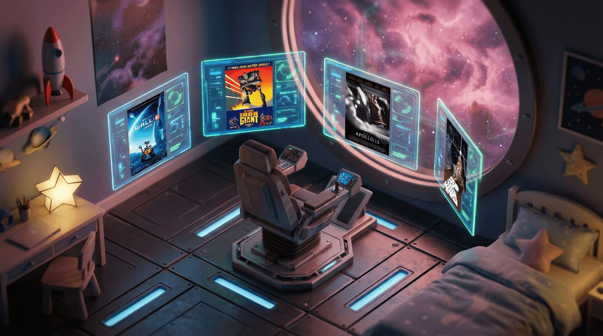 Illustration for 18 Best Space Movies for Kids, Ranked by Age Appropriateness