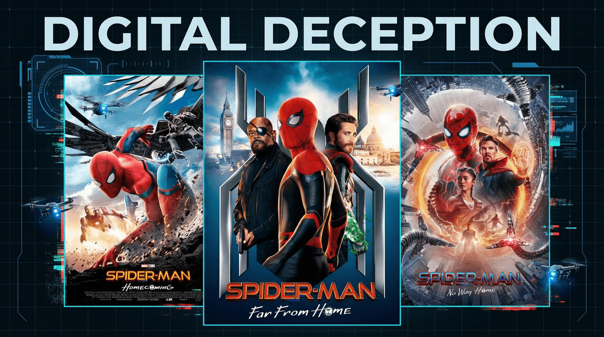 Illustration for Spider-Man: Far From Home – Deepfakes, Drones, and Digital Deception