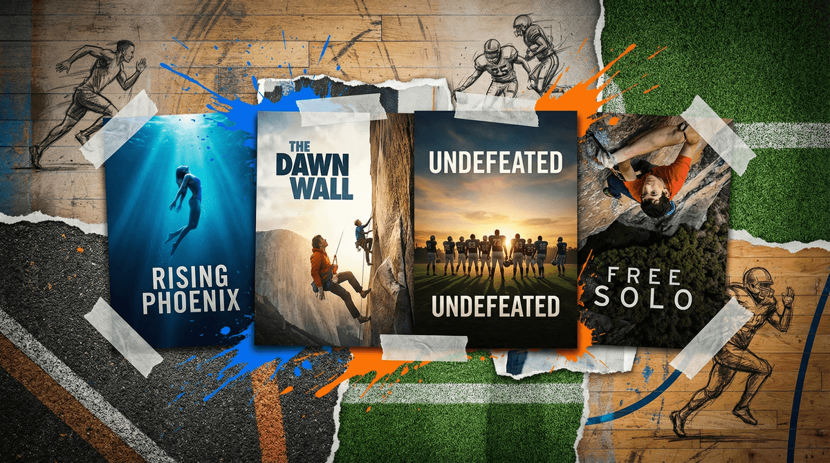 Illustration for Sports Documentaries That Score Big with the Whole Family