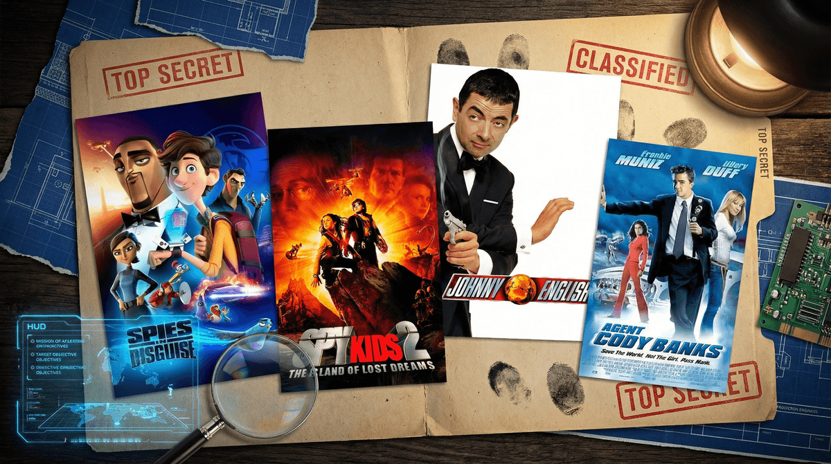 Illustration for Spy Movies for Kids: From Spy Kids to Agent Cody Banks