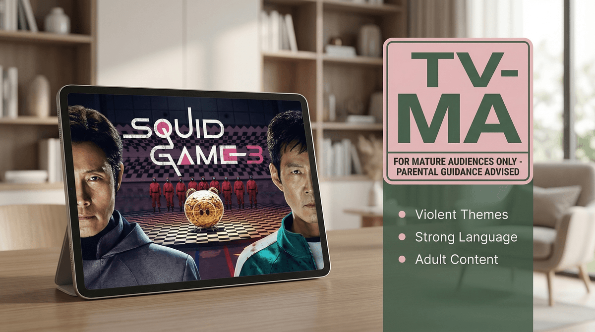 Illustration for Squid Game Age Ratings: What Parents Need to Know