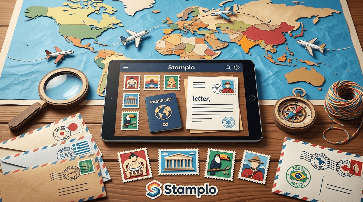 Illustration for Parent’s Guide to Stamplo: A Pen-Pal App Where You Approve Every Letter
