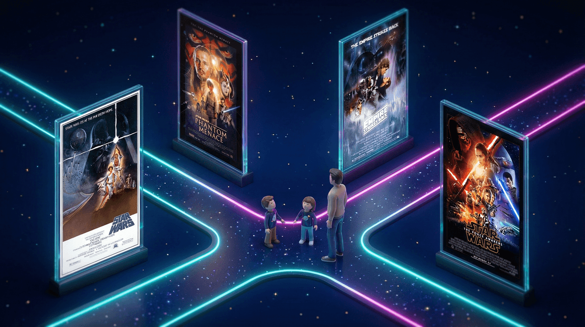 Illustration for Star Wars Movies Watch Order: Which Version Is Right for Your Family?