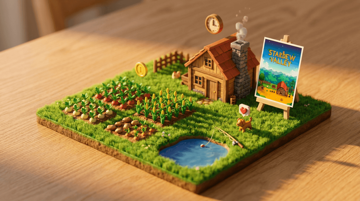Illustration for Stardew Valley: The Cozy Farming Game That's Actually Teaching Life Skills