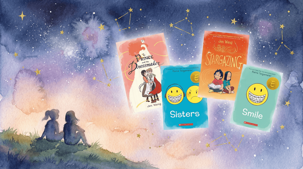 Illustration for Stargazing by Jen Wang: A Parent's Guide to This Heartfelt Graphic Novel