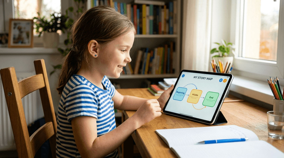 Illustration for Story Maps Improve Reading Comprehension and Attitude for First Graders