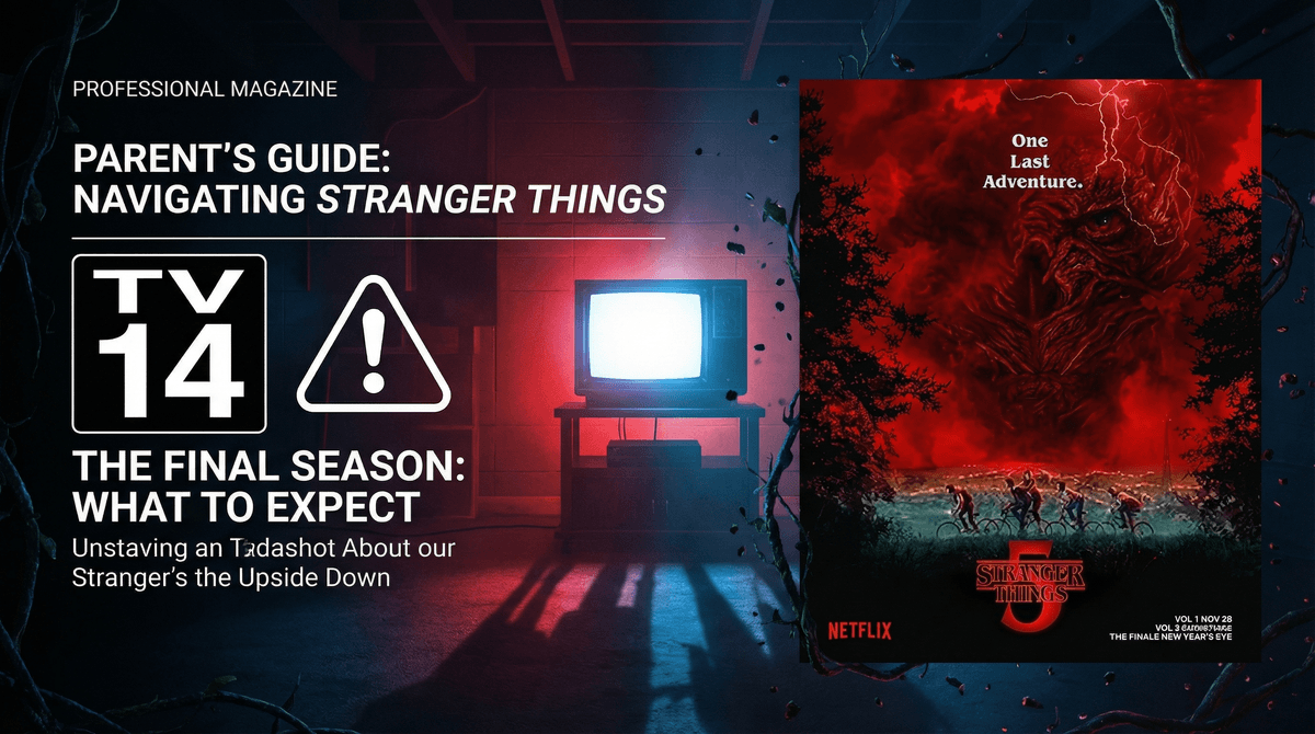 Illustration for Stranger Things Season 4: Why It's Too Scary for Most Kids (And What Parents Need to Know)