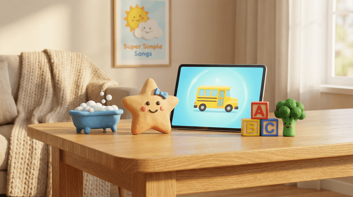 Illustration for Super Simple Songs Review: Best for Toddlers Ages 1 to 3