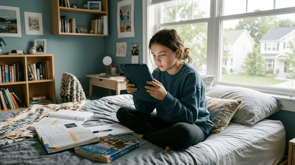 Illustration for Surgeon General Warns That Screen Use Disrupts Child Development and Sleep