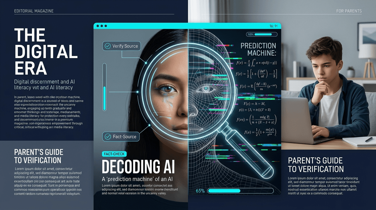 Illustration for Wait, Is That Real? A Parent’s Guide to Critical AI Literacy