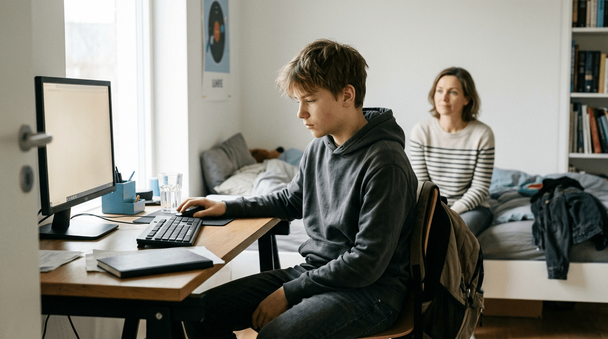 Illustration for Teen Depression Drives Household Gaming Habits and Family Stress
