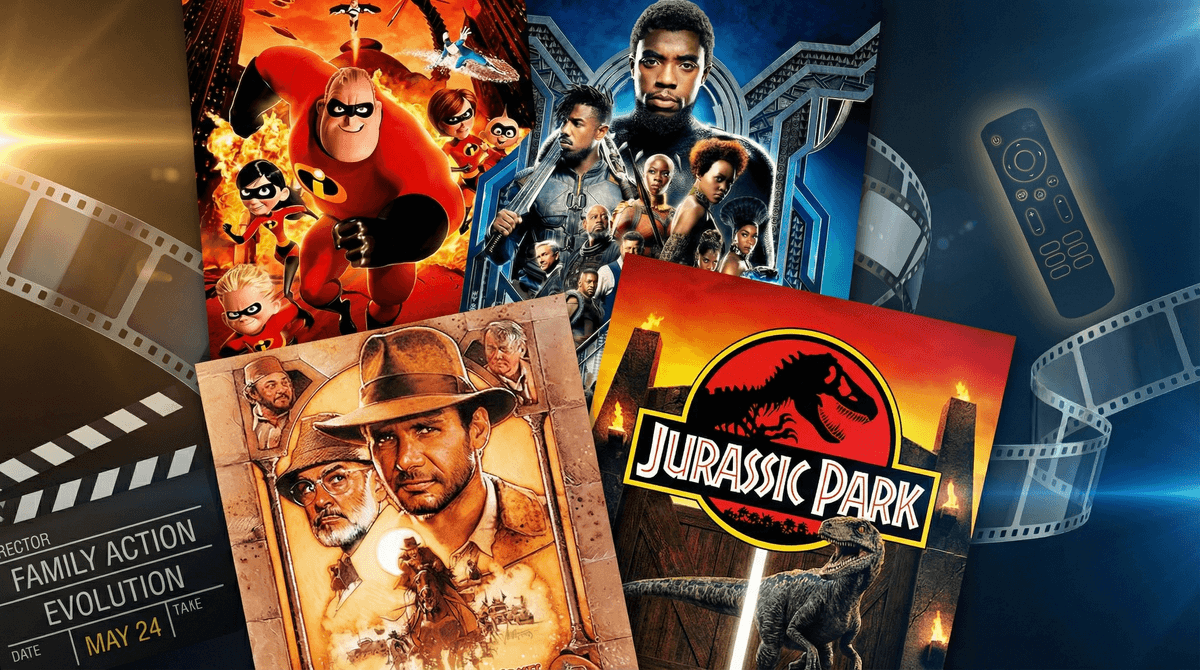 Illustration for 25 Best Family Friendly Action Movies of All Time, Ranked