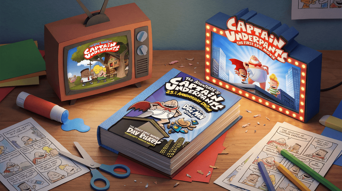 Illustration for Captain Underpants: When Potty Humor Meets Reading Motivation