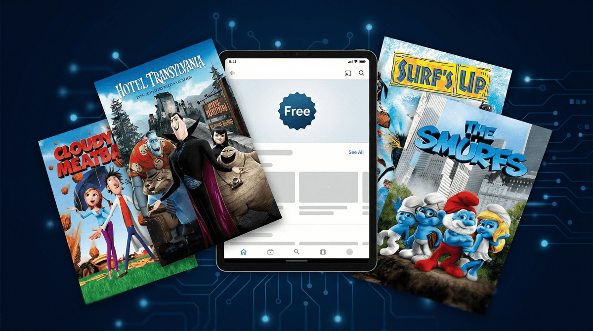 Illustration for Crackle Free Movies: 15 Best Kids Films (Ad-Supported)