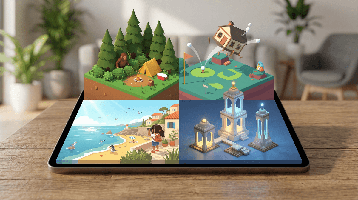 Illustration for 12 Best Apple Arcade Family Friendly Games for Kids 2026