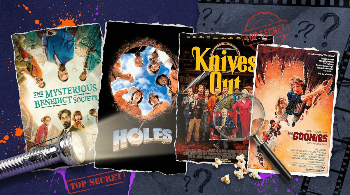 Illustration for 12 Thriller Movies for Family Night: Suspense Without Horror