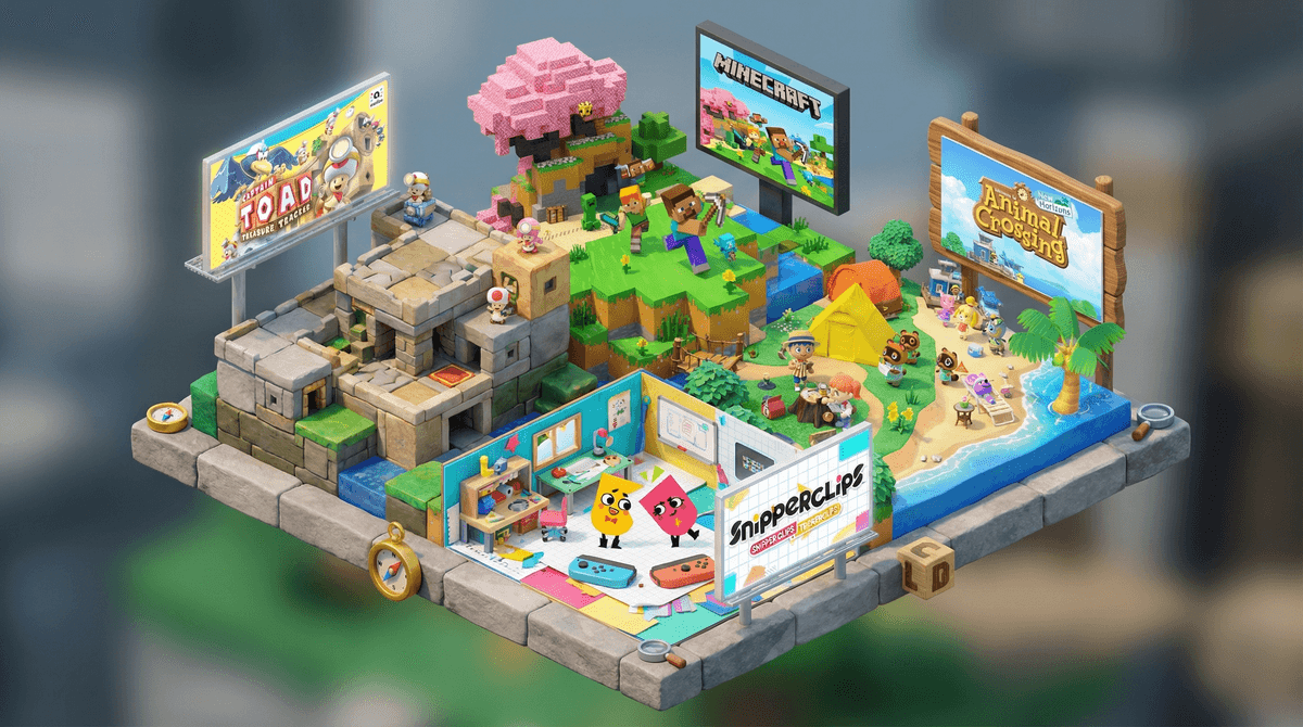 Illustration for The Best First Video Games for Ages 5-8: Games That Build Planning, Spatial Reasoning, and Problem-Solving
