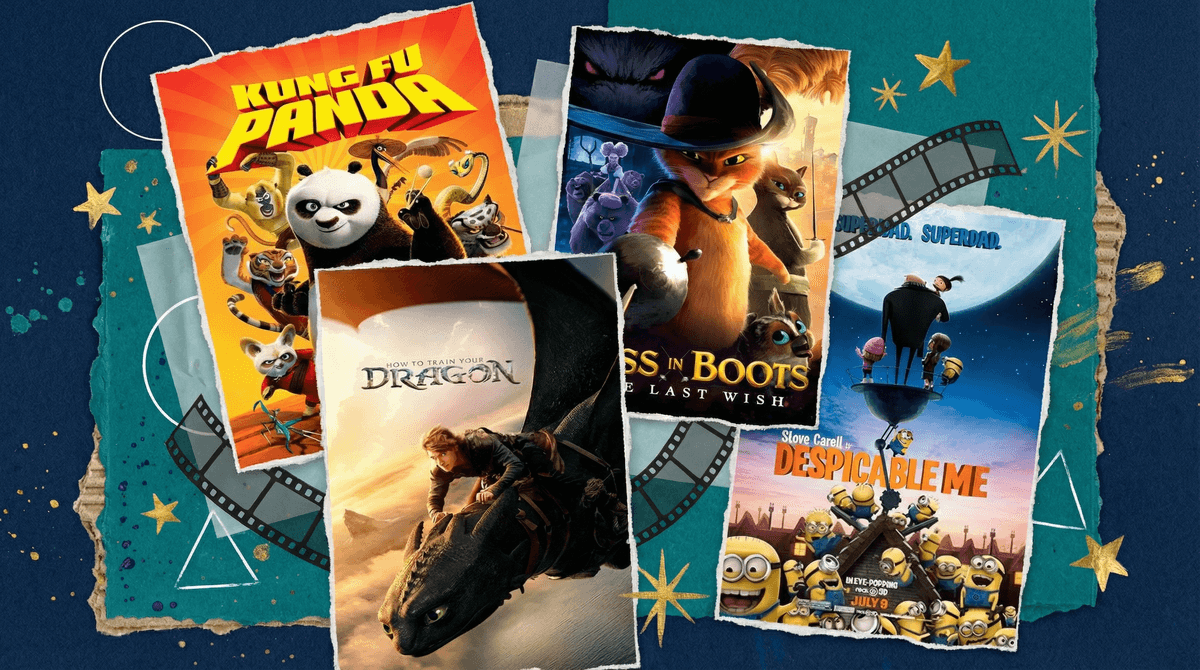 Illustration for The Best Kids Movies on Peacock for Family Movie Night