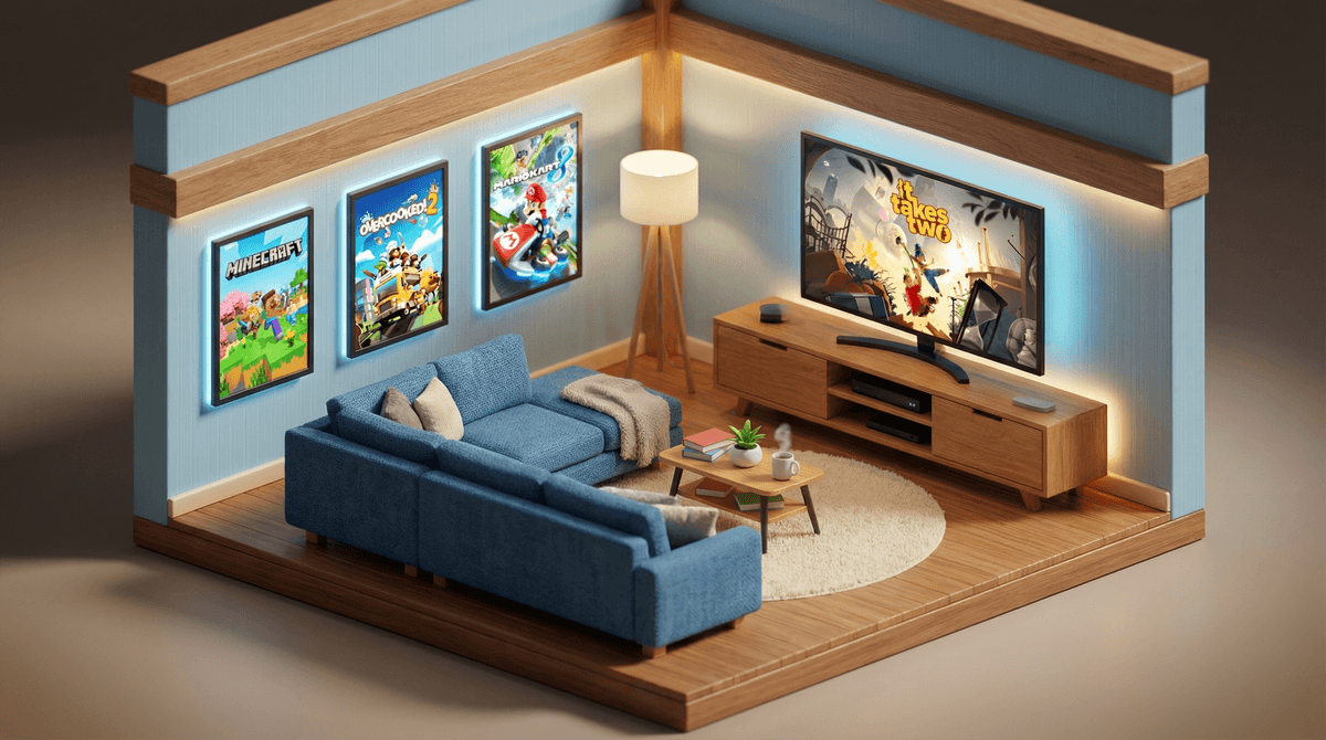 Illustration for Multiplayer Games for the Family: 14 Best Online and Couch