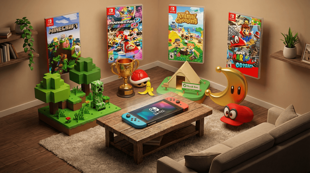 Illustration for The Best Nintendo Switch Games for 8-Year-Olds