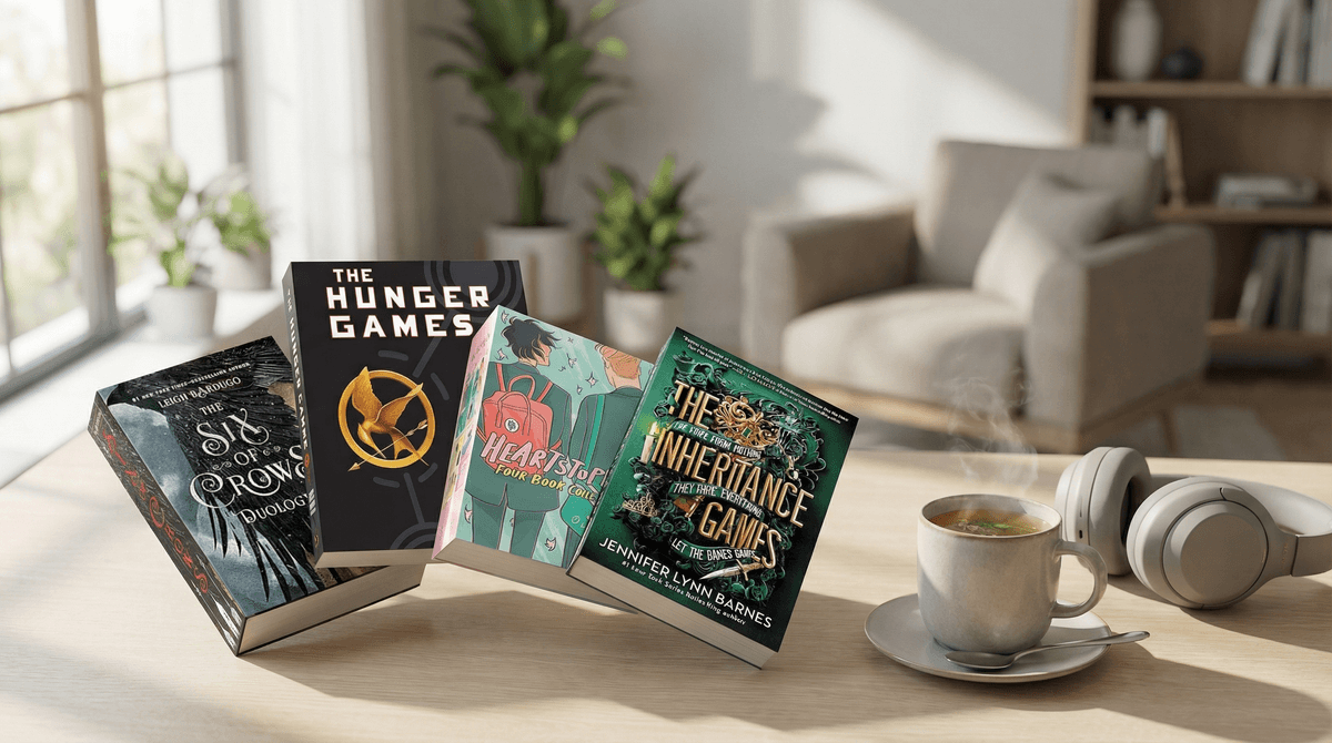 Illustration for The Best Teen Book Series to Read Right Now