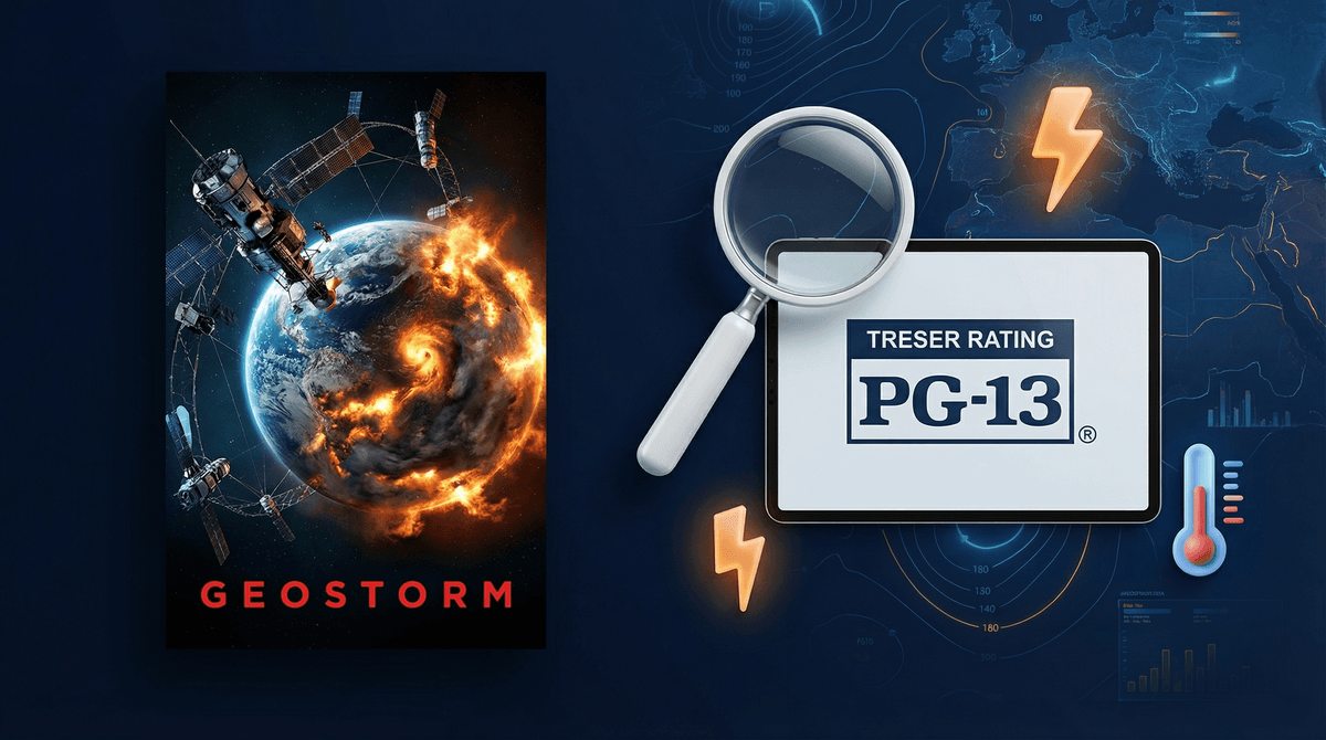 Illustration for Geostorm: A Parent's Guide to the Disaster Movie's Scares and Intensity
