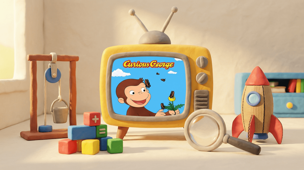 Illustration for The Curious Case of Curious George on Netflix: What Parents Should Know