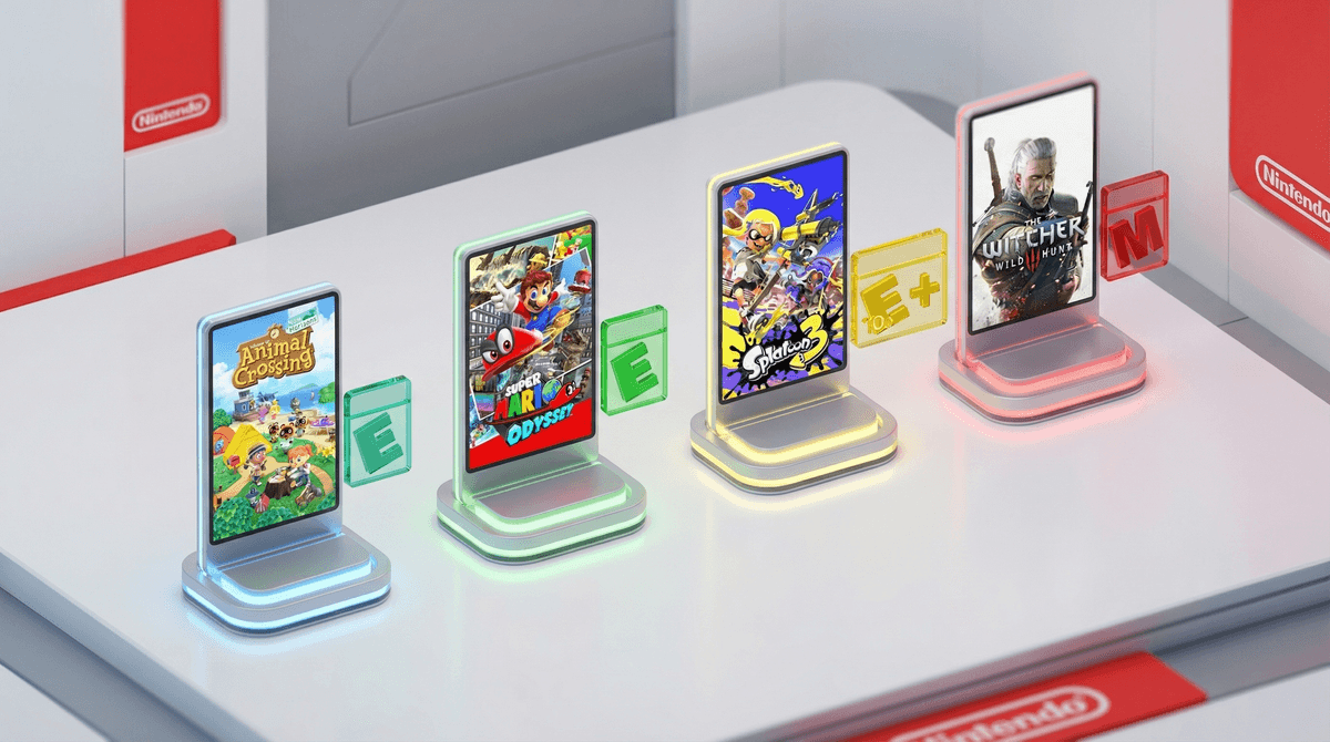 Illustration for Nintendo Switch Age Ratings: How to Find Kid-Safe Games