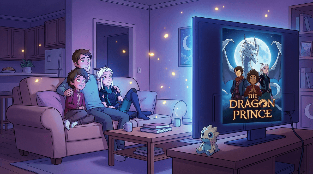 Illustration for The Dragon Prince Age Rating: Why It’s Rated TV-Y7 (FV)