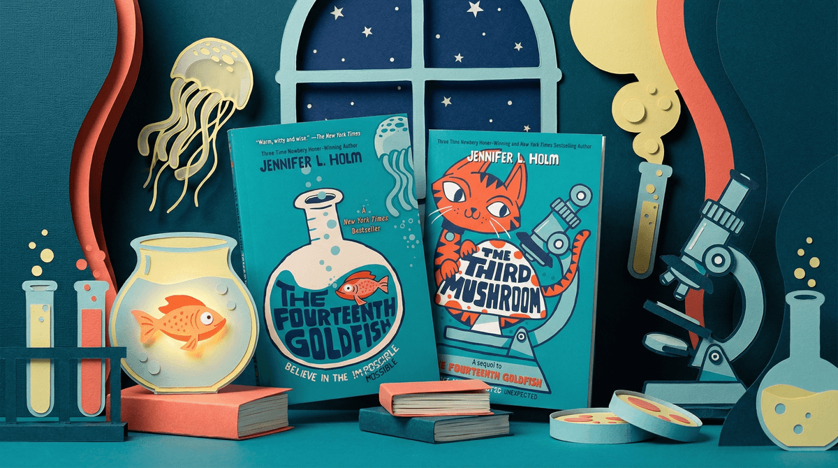Illustration for The Fourteenth Goldfish: When Science Fiction Sparks Real Conversations About Aging and Ethics