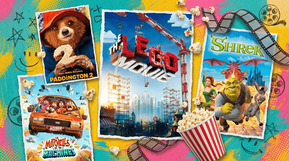 Illustration for The Funniest Kids Movies for Family Movie Night