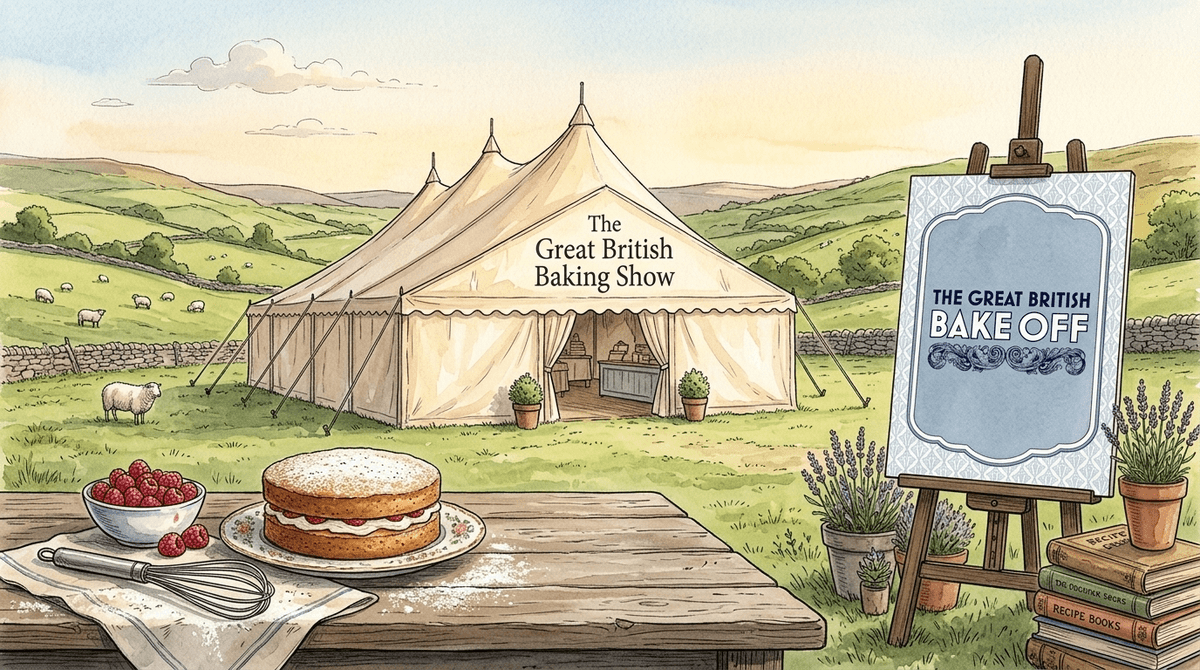Illustration for The Great British Baking Show: The Ultimate Digital Palate Cleanser