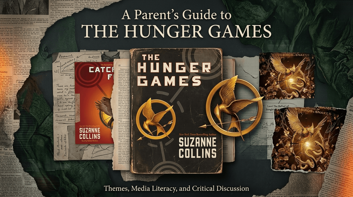 Illustration for The Hunger Games: A Parent's Guide to Media Literacy and Dystopian Themes