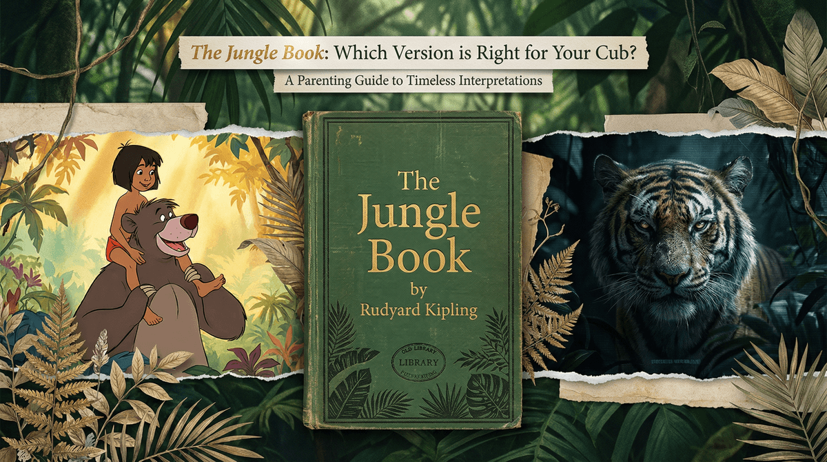 Illustration for The Jungle Book: Which Version is Right for Your Cub?