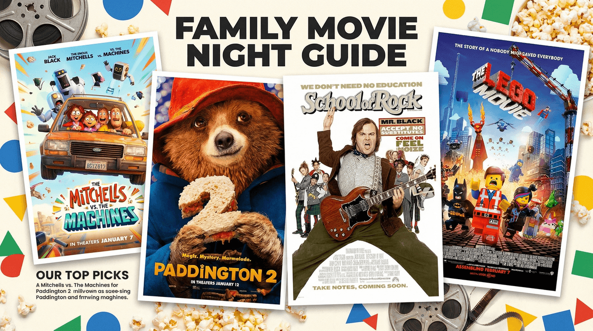 Illustration for 32 Funny Family Movies That Adults Will Actually Enjoy Too