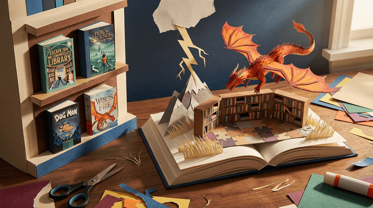 Illustration for Book Series for 5th Graders: 15 Best Picks for Ages 10-11