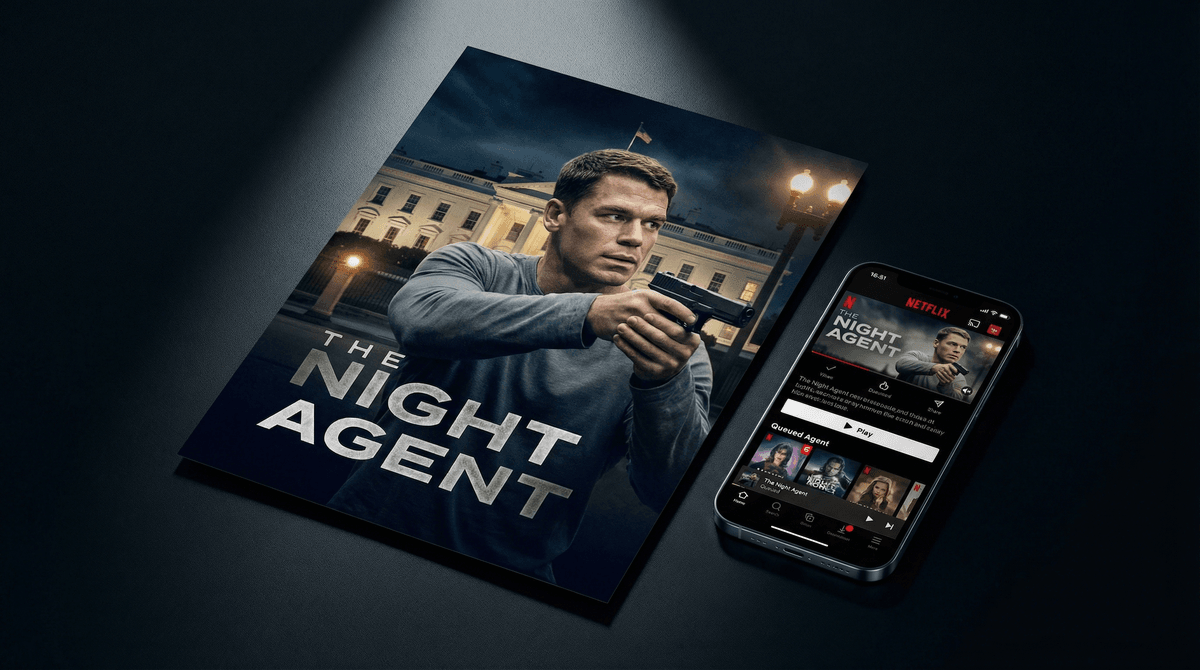 Illustration for Is The Night Agent Appropriate for 13 Year Olds? Rated TV-MA