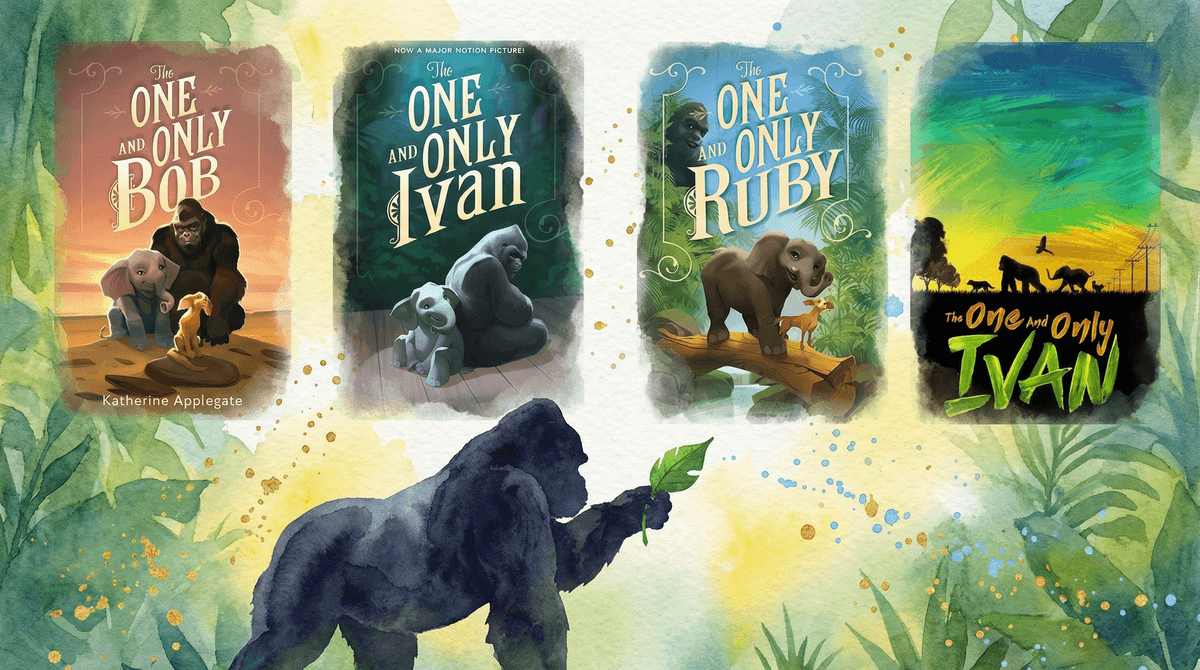 Illustration for The One and Only Ivan: A Parent's Guide to Katherine Applegate's Heartfelt Story