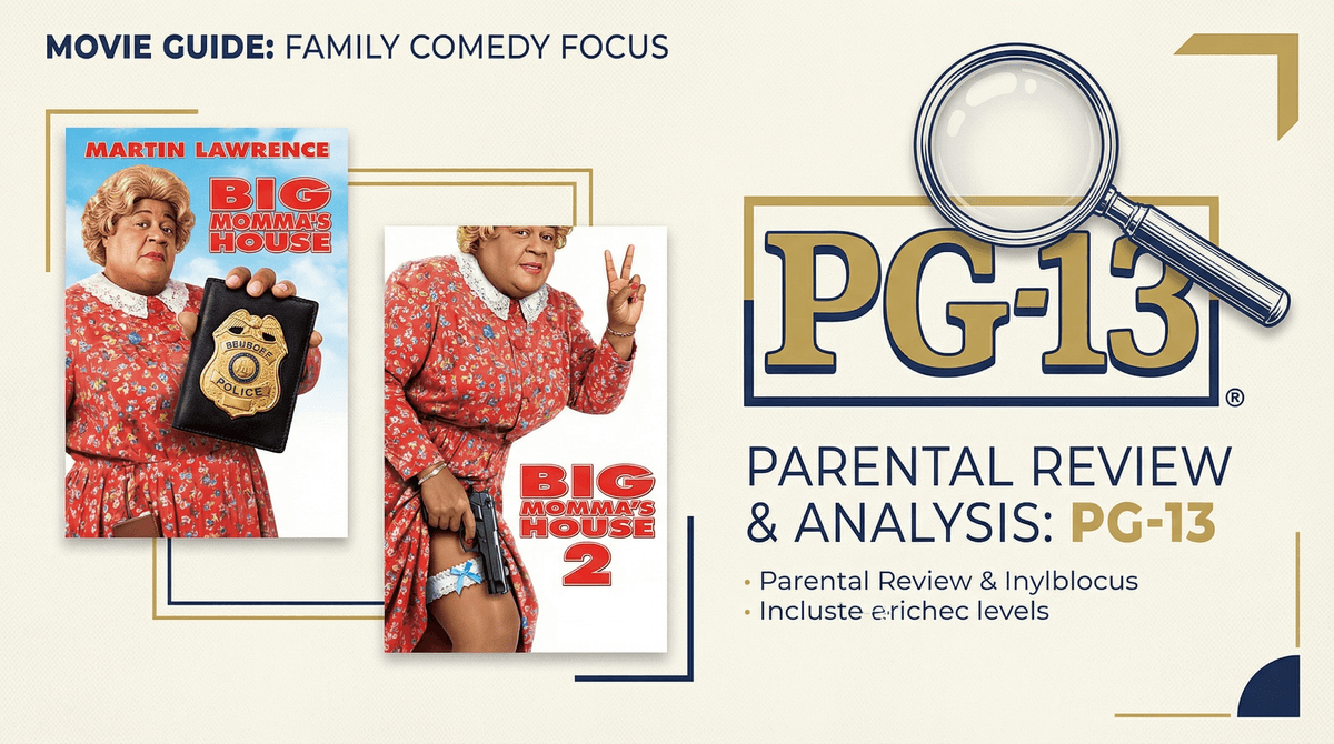 Illustration for Big Momma's House Parents Guide: Rated PG-13 for Crude Humor