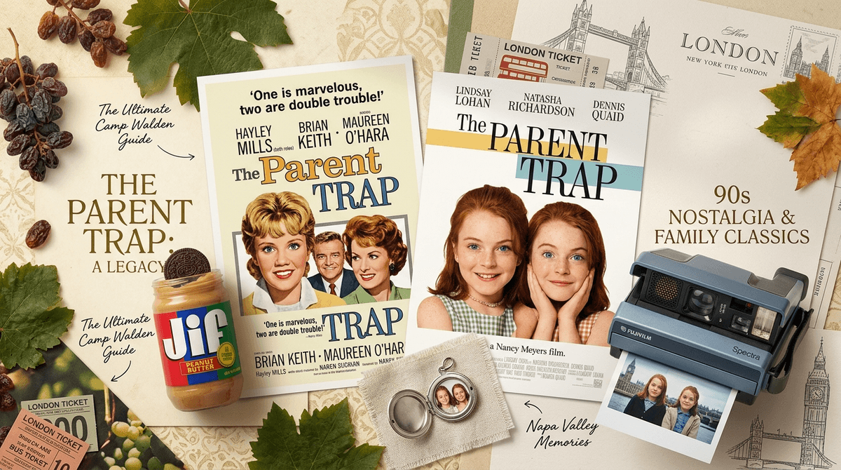 Illustration for The Parent Trap (1998): Navigating Divorce, Sisterhood, and 90s Nostalgia