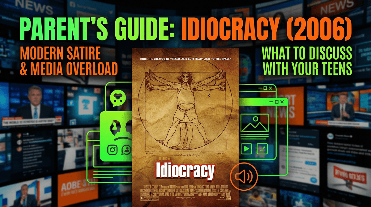 Illustration for Idiocracy: Why This R-Rated Satire Isn't Ready for Family Movie Night