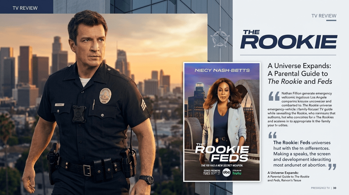 Illustration for The Rookie: Cop Drama or Family Binge? A Parent’s Guide to John Nolan’s Season 8