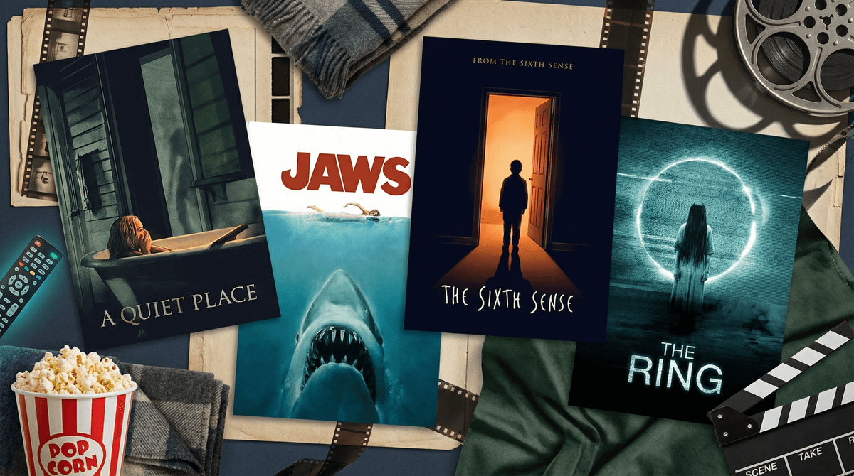 Illustration for 17 Scary Movies for 13 and 14 Year Olds (PG-13 Horror)