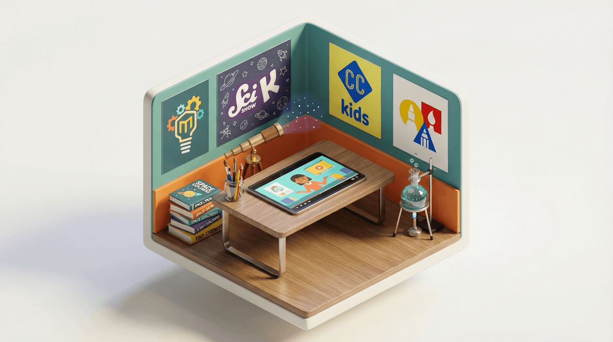 Illustration for The Best YouTube Channels for Curious Kids (Without the Algorithm Chaos)