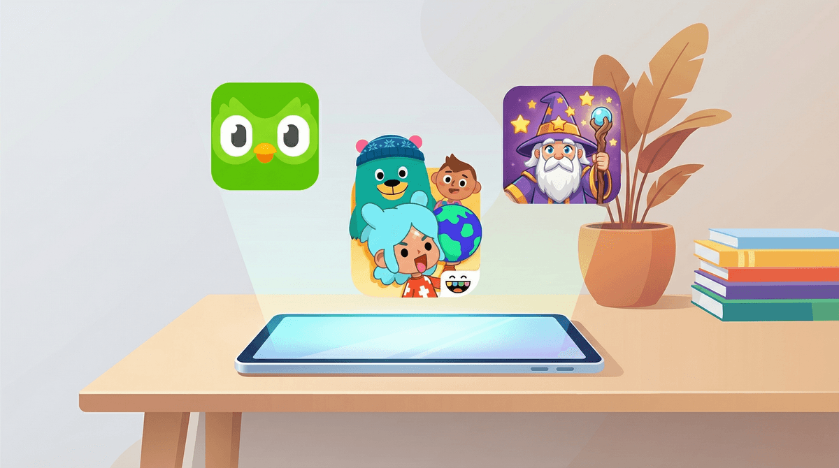 Illustration for Best Educational Apps for 6 Year Olds: Top 10 Ad-Free Picks