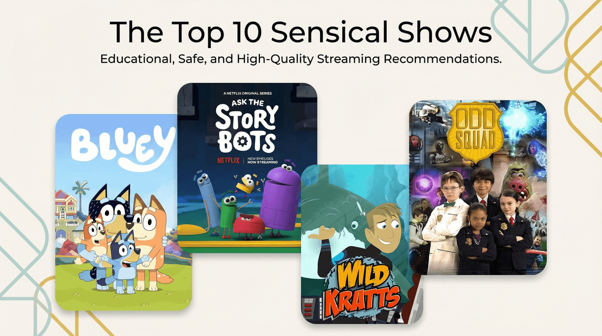 Illustration for The Top 10 Sensical Shows Your Kids Need to Watch Now