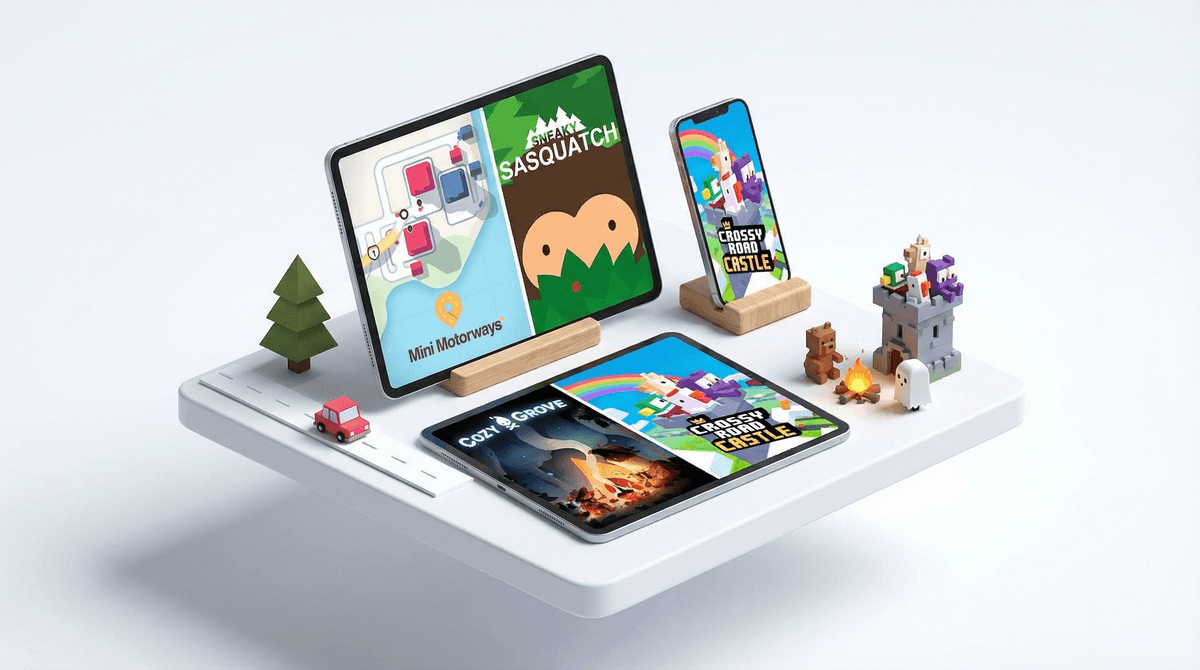 Illustration for Apple Arcade Family Friendly Games: 15 Best Ad-Free Picks