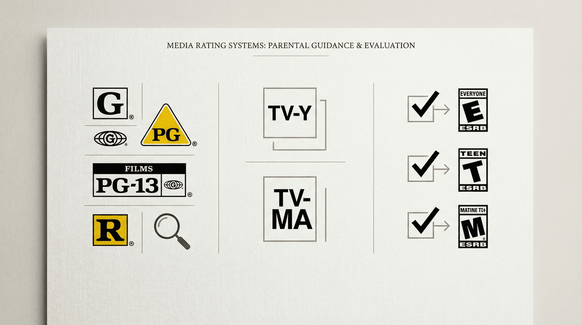 Illustration for Movie Ratings Explained: What PG-13 and TV-MA Really Mean