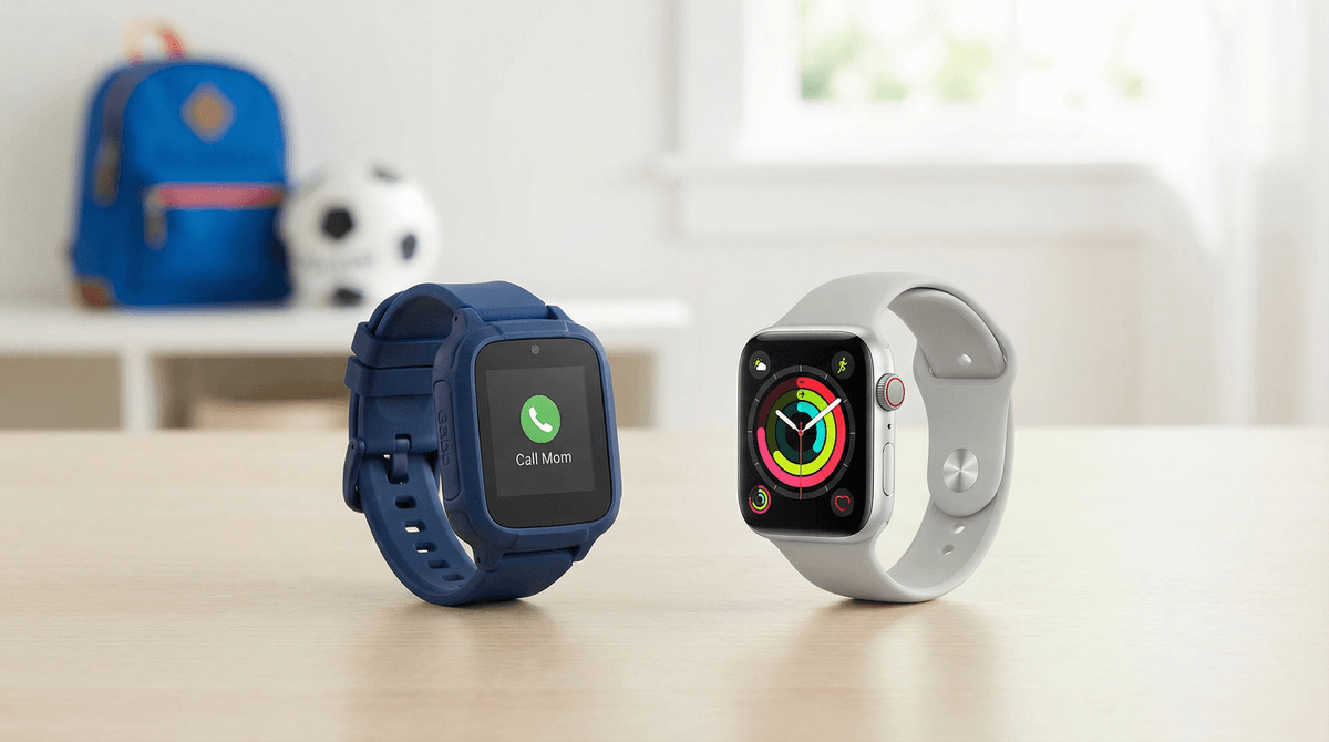 Illustration for Gabb Watch vs. Apple Watch: Why Gabb is Safer for Kids Under 12